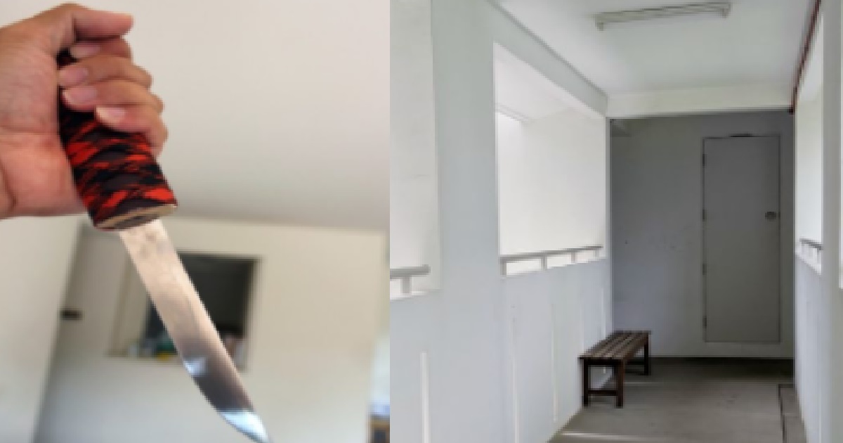 UNCLE NOT HAPPY WITH HIS GF, TAKE KNIFE & THREATEN TO SPREAD HER N*DE PHOTOS