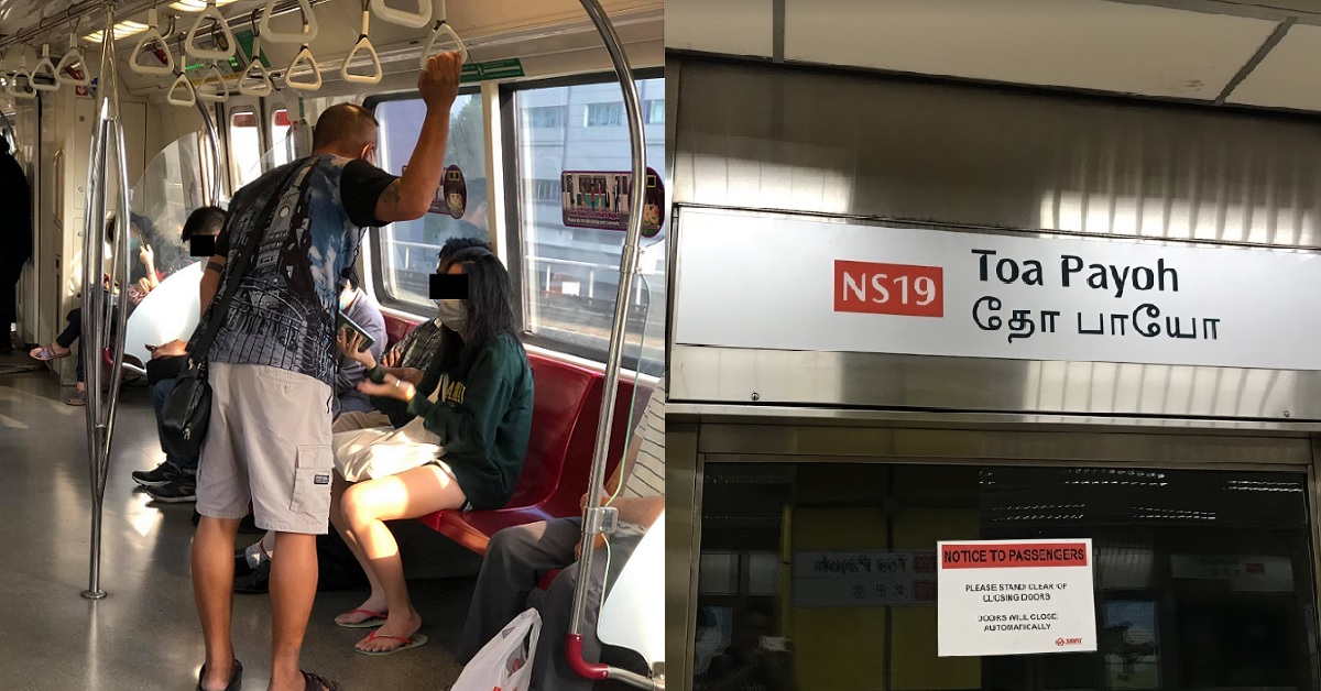 NETIZEN WARNS OF MAN WHO ASKS FOR MONEY IN MRT. “NEED MONEY FOR FOOD”
