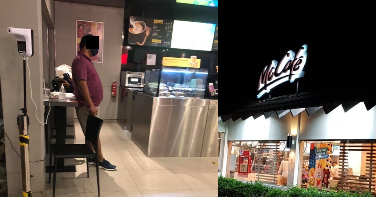 GUY SHOUTS AT WEST COAST MACDONALD STAFF FOR A SLICE OF HAM