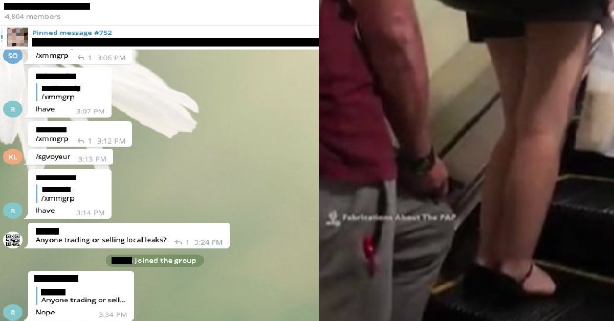 TELEGRAM GROUPS SHARING N*KED PICS AND VIDS OF SG GIRLS, POLICE PROBING
