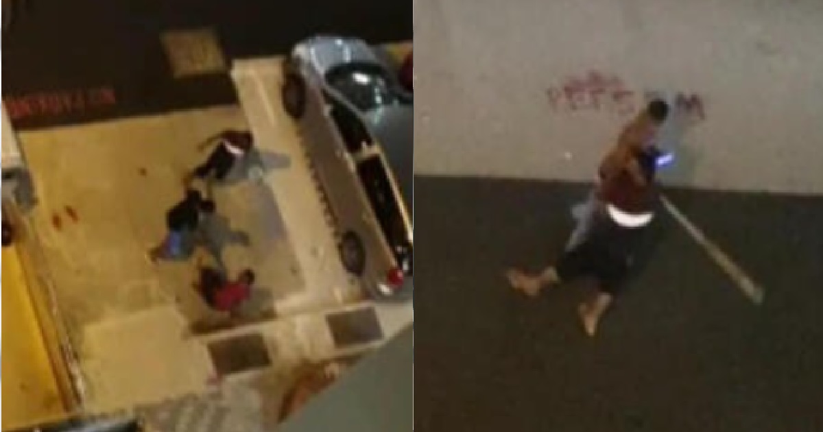 MAN FIGHT HALFWAY, GO FUNERAL WAKE “BORROW” SCISSORS TO STAB OTHER GUY