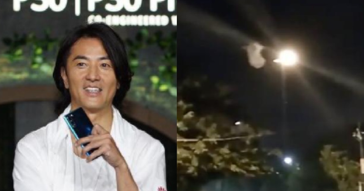ACTOR EKIN CHENG ALMOST KILLED BY FEMALE GHOST SITTING ON STREET LAMP
