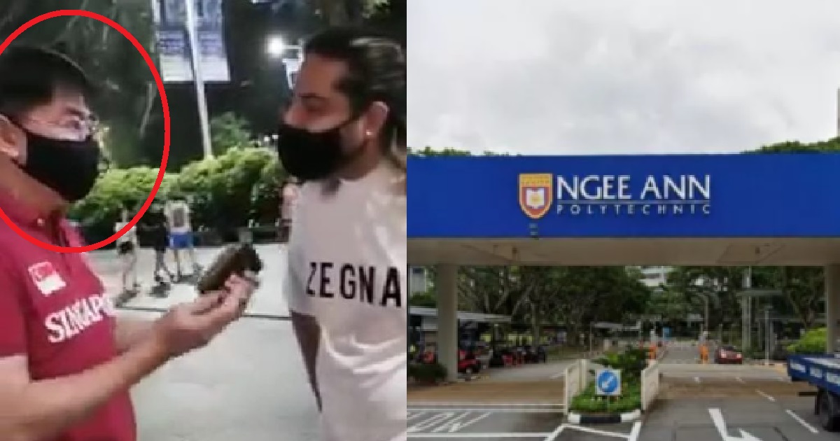RACIST MAN WHO CONFRONTED MIXED-RACE COUPLE IS A LECTURER AT NGEE ANN POLY
