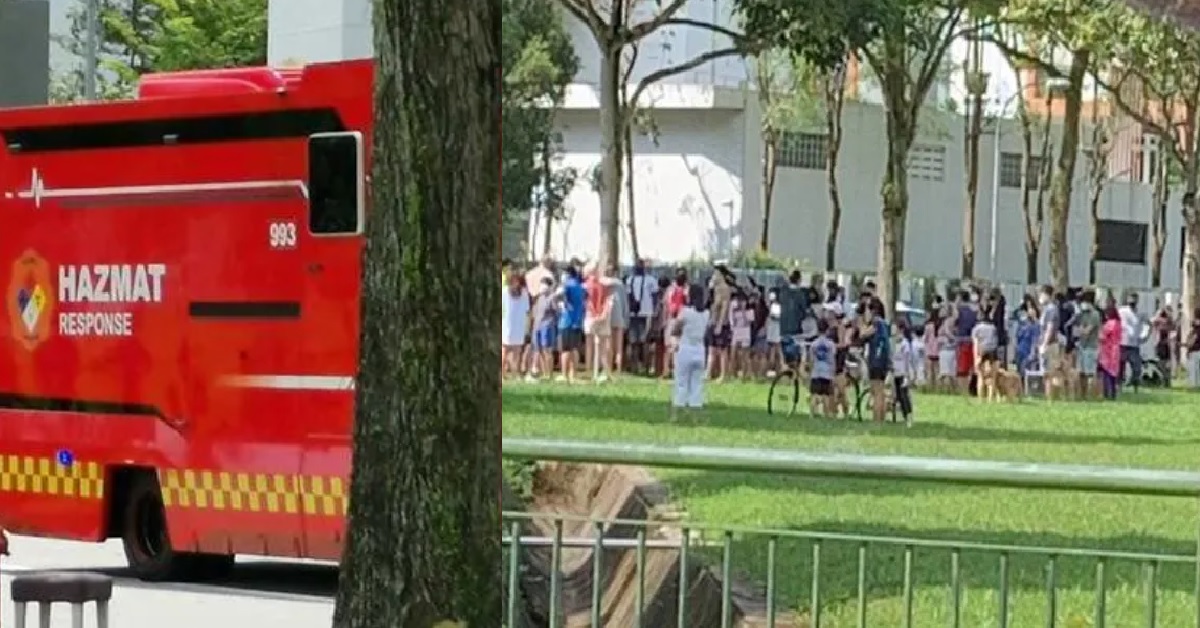 ABOUT 100 PEOPLE EVACUATED FROM WOODLANDS CONDO AFTER UNKNOWN SUBSTANCE FOUND