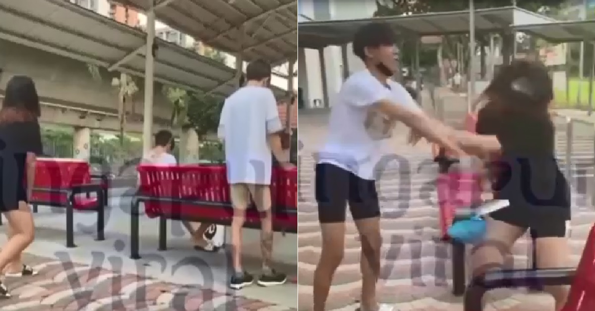 XMM THROW MILO AT YP, YP THEN GAVE HER ONE TIGHT SLAP