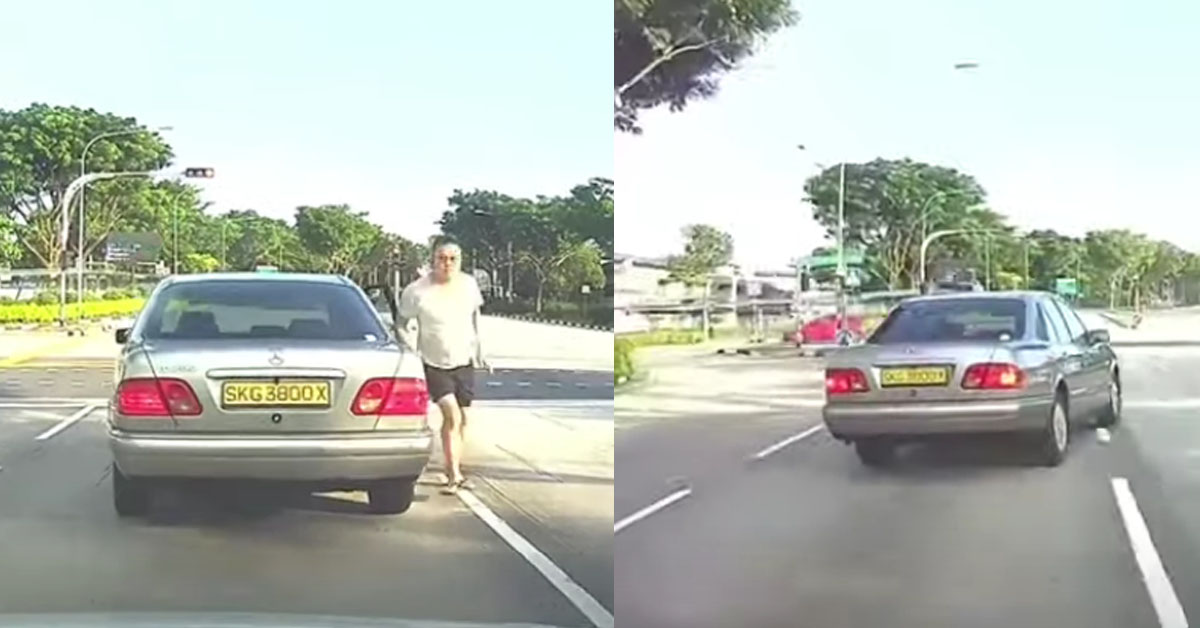 MERCEDES UNCLE WANT ROAD RAGE, DRIVER EVADES & “RUN AWAY”