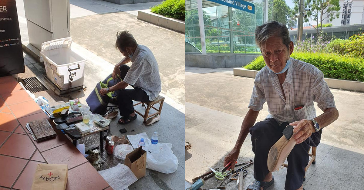 COBBLERS IN HIS 70S STRUGGLING TO SUPPORT WIFE AND SICK SON