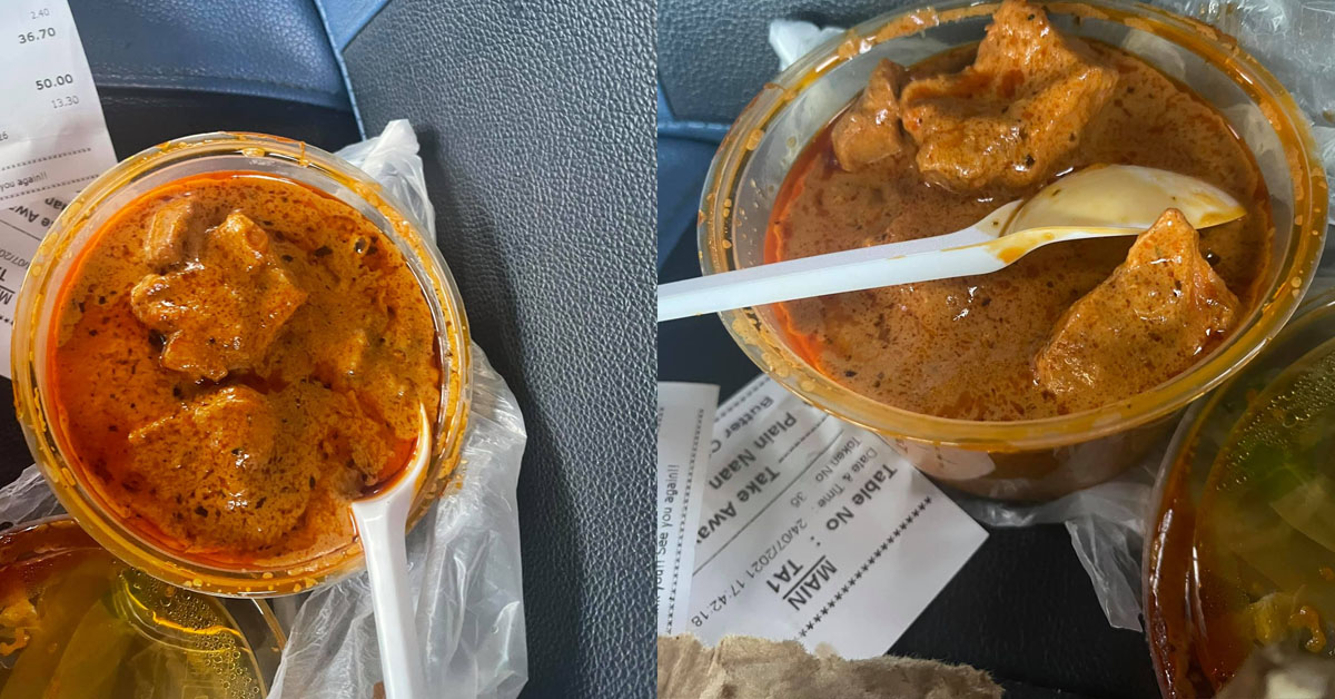 DAYLIGHT ROBBERY $17.50 FOR 1 BUTTER CHICKEN AT SERANGOON CENTRAL