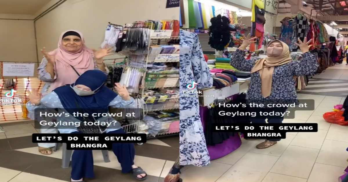 GEYLANG SHOP OWNERS DO TRADITIONAL “SHAKE HAND” DANCE BECAUSE NO CROWD