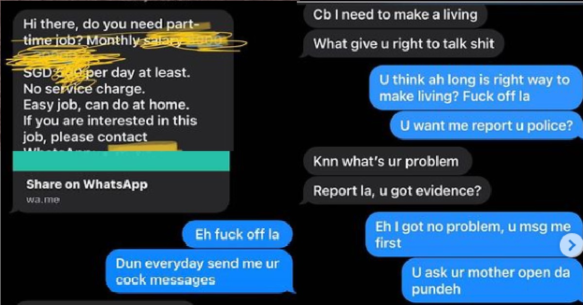AH LONG VS YP FIGHTING ON WHATSAPP, AH LONG: “CB I NEED TO MAKE A LIVING”