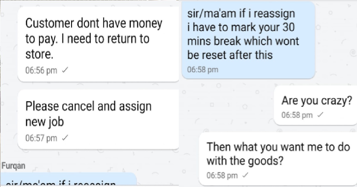 FOODPANDA RIDER TALKING TO STUBBORN DISPATCHER, TALK UNTIL WANT TO VOMIT BLOOD