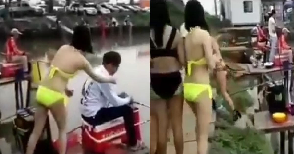 NO KTV NO PROBLEM, GO FISHING ALSO GOT BIKINI HOSTESS