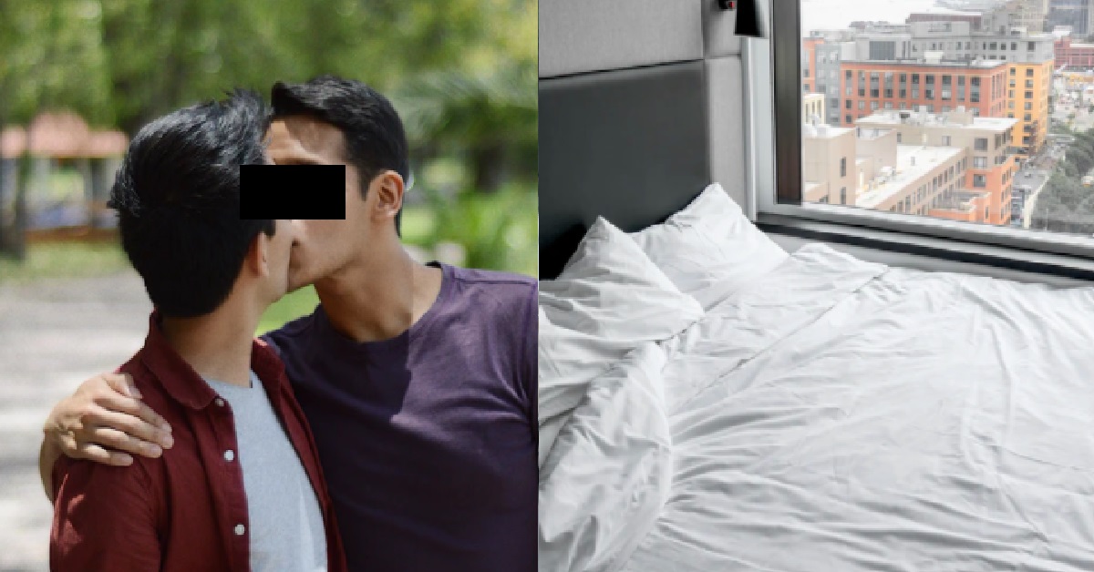 GUY KISSED & SPOONED MARRIED MAN ON OVERSEAS TRIP, SAYS HE’S IN LOVE