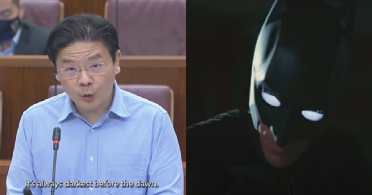 LAWRENCE WONG QUOTES BATMAN MOVIE: “IT’S ALWAYS DARKEST BEFORE THE DAWN”