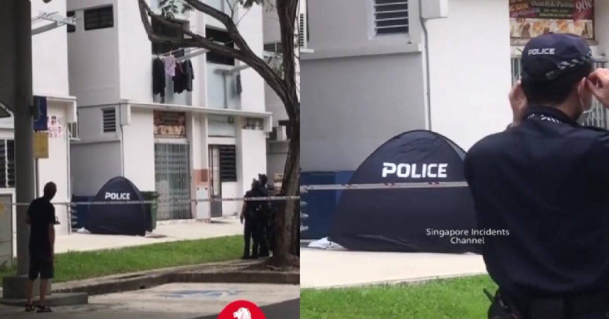 93 Y.O WOMAN FOUND DEAD AT THE FOOT OF HDB BUILDING @ OWEN RD
