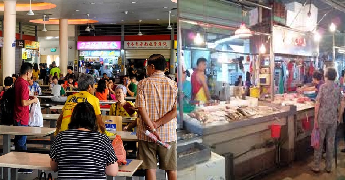 SAFE-ENTRY TO BECOME MANDATORY AT ALL S’PORE HAWKER CENTRE & MARKETS