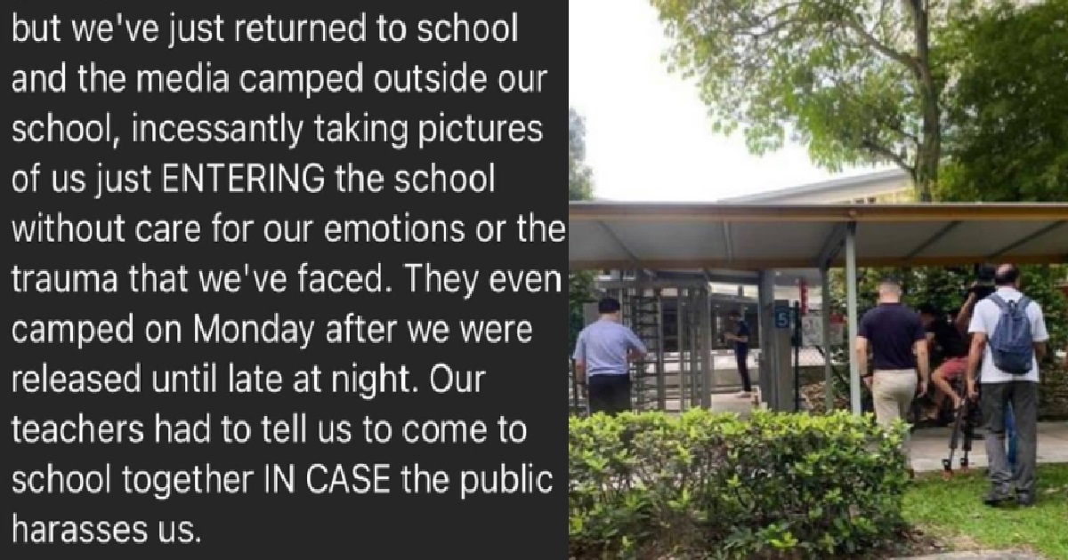RIVER VALLEY STUDENTS ALLEGEDLY HARASSED BY MEDIA OUTSIDE THEIR SCHOOL