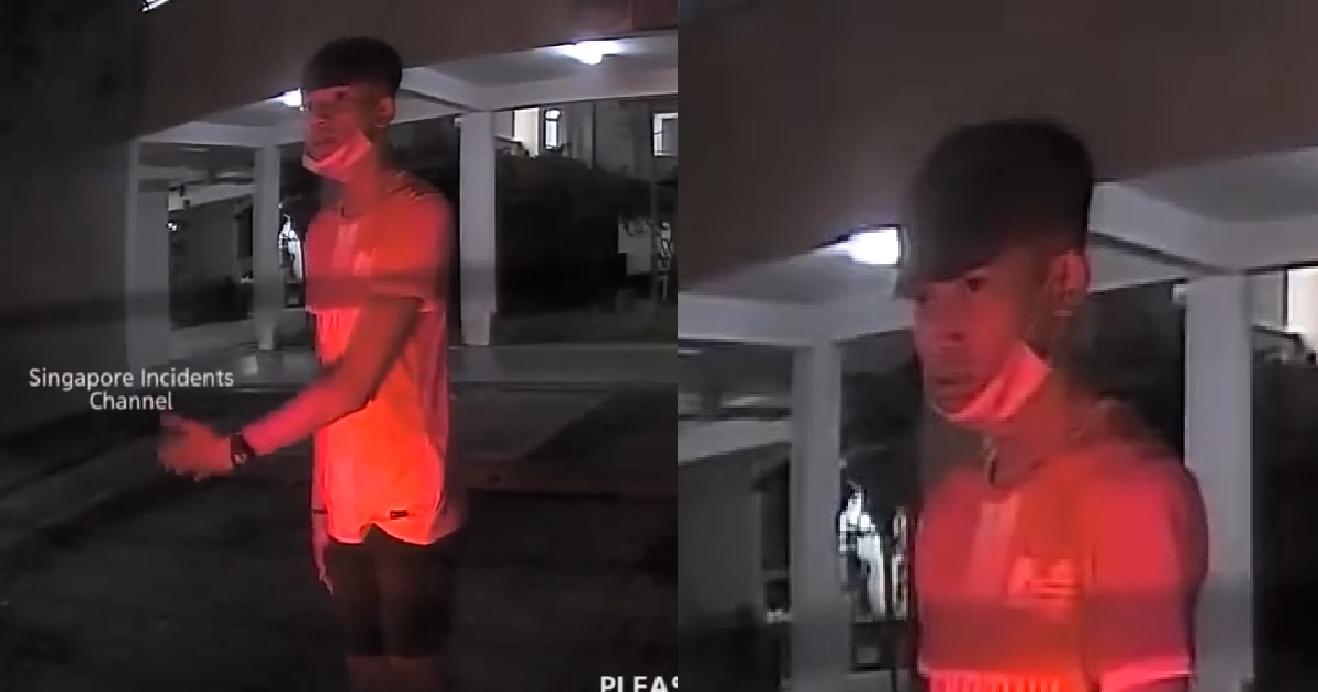 YP CHOPE PARKING LOT WITH HIS BODY, CHALLENGE DRIVER TO CALL POLICE