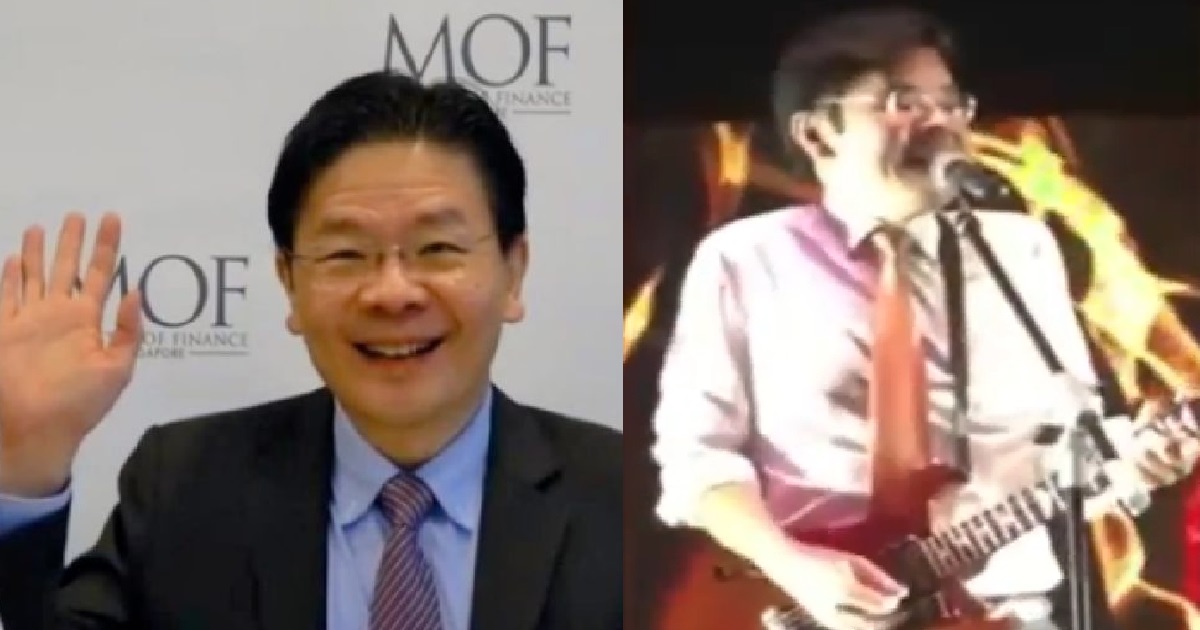 ROCKSTAR LAWRENCE WONG PERFORMING “WA MENG TI”, LIVE ON STAGE