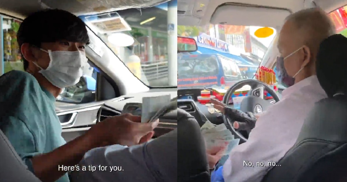 GUY TIPS TAXI DRIVERS $5K, TAXI UNCLE: “NO NO! I CANNOT ACCEPT SO MUCH!”