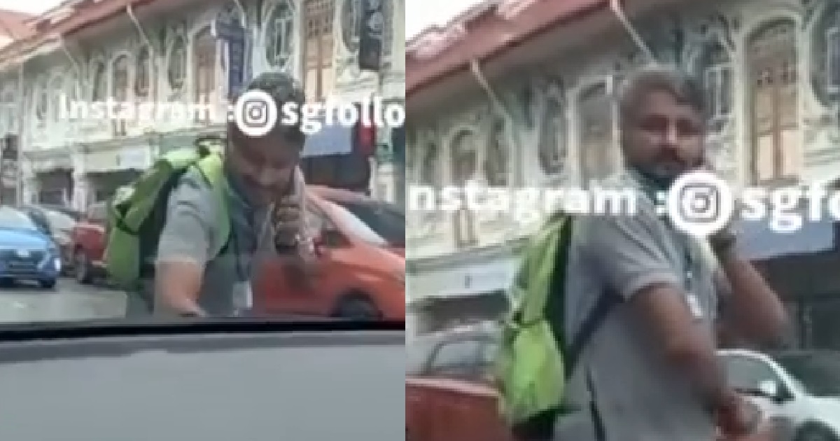 DRUNK MAN TRIES TO SMASH CAR’S SIDE WINDOW TO BREAK INTO CAR
