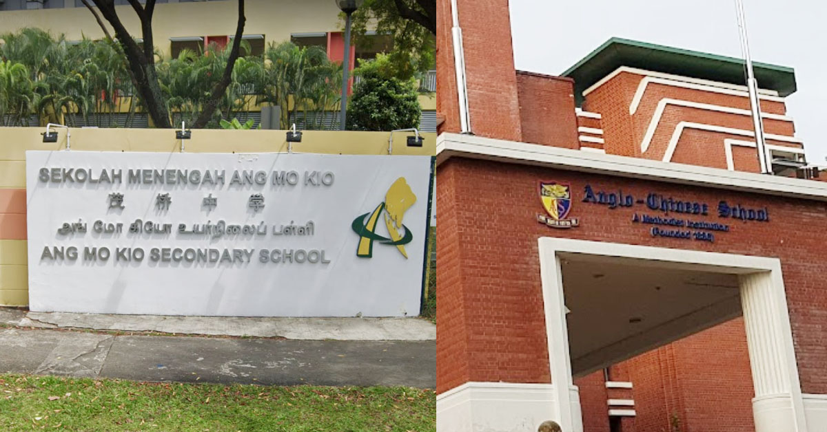 AMK SECONDARY SCH AND ANGLO CHINESE SCH AMONG CONFIRMED CASES