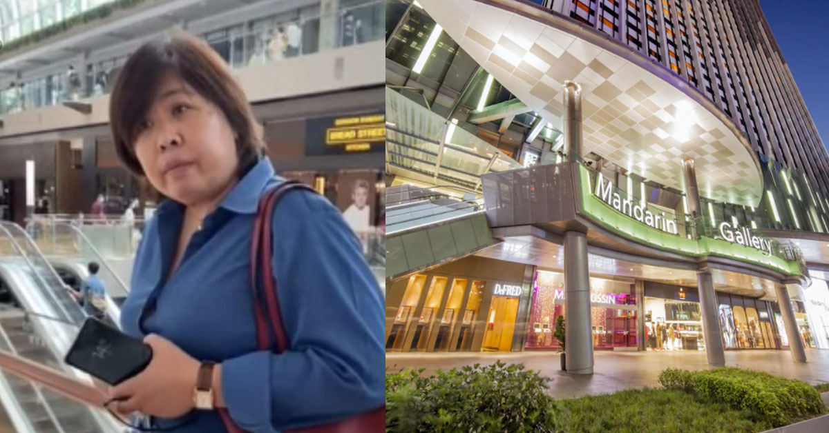 MBS BADGE LADY BAIL REVOKED, NOT WEARING MASK AGAIN AT MANDARIN ORCHARD