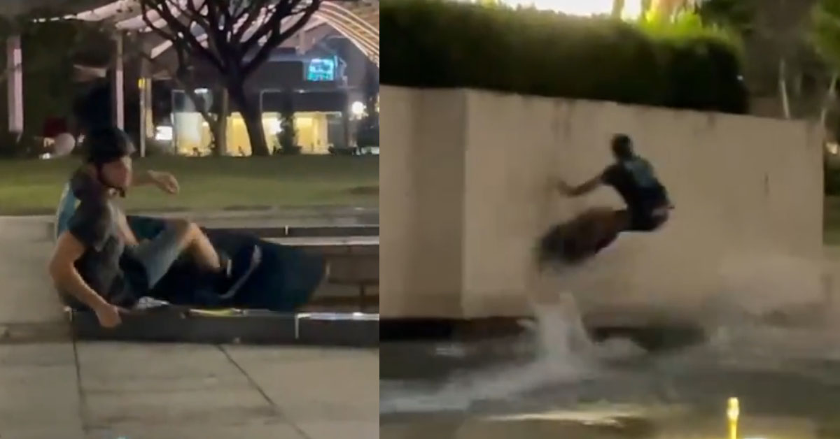 ANG MOH SURF IN WAR MEMORIAL PARK, POLICE REPORT  MADE