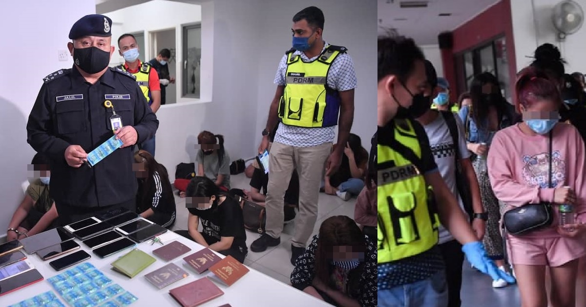 M’SIA VICE GROUP ARRESTED WITH 10 THAI WOMEN FOR “ONLINE COURIER OF PROSTITUTES”