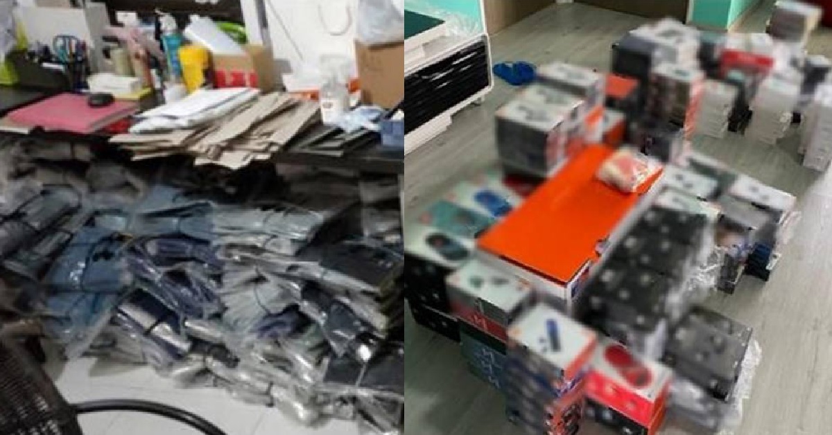 TWO MEN ARRESTED AFTER SELLING COUNTERFEIT BRANDED GOODS FROM AMK & BISHAN