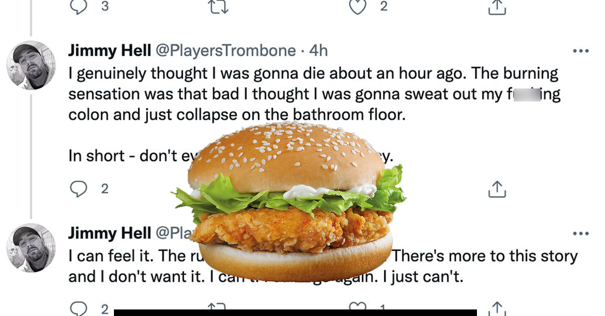 UK ANG MOH THOUGHT HE DYING AFTER EATING MCSPICY