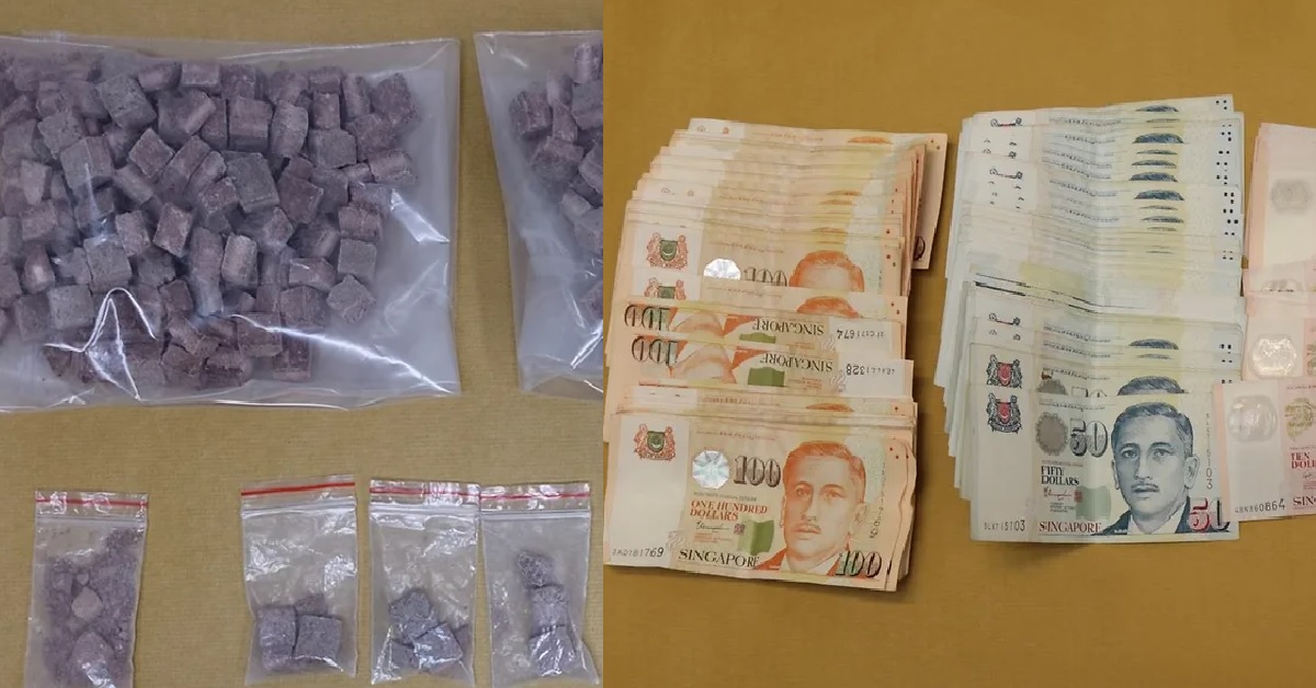 OVER $100,000 WORTH OF DRUGS SEIZED BY CNB OFFICERS AT TAMPINES