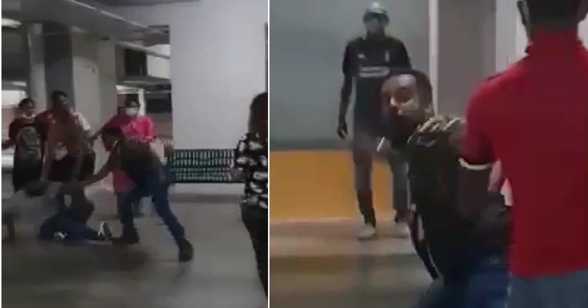 2 MEN ARRESTED IN WOODLANDS AFTER FIGHT, 1 MAN WIELD A “WEAPON”