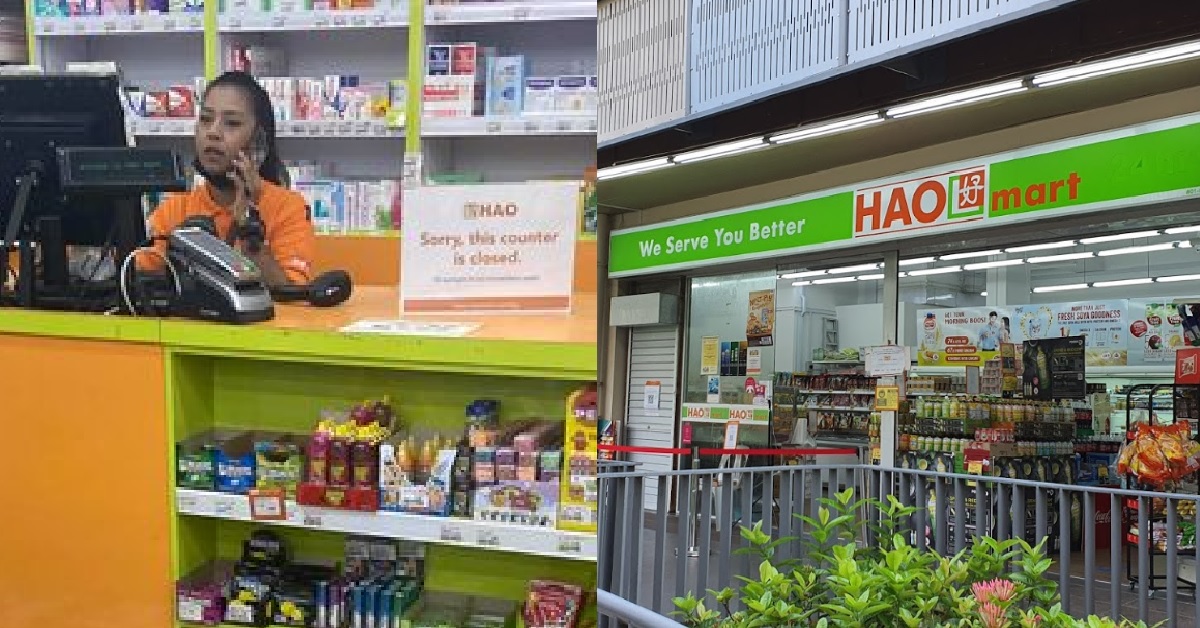 CASHIER REFUSES TO WEAR MASK AT PUNGGOL MINIMART, DESPITE TOLD TO DO SO