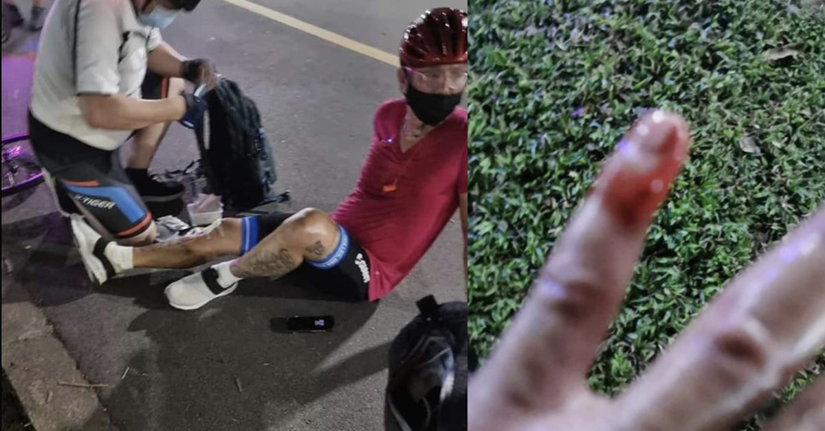 CYCLIST ON CYCLIST ACCIDENT AT EAST COAST PARK