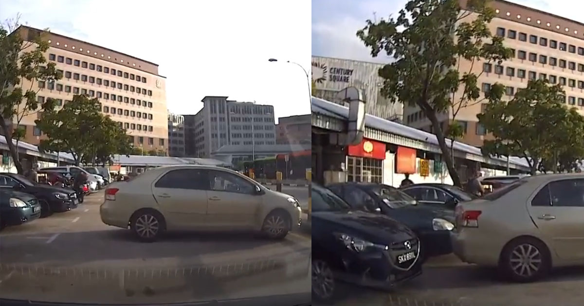 HIT & RUN NEAR TAMPINES INTERCHANGE, DROVE OFF AS IF NOTHING HAPPENED