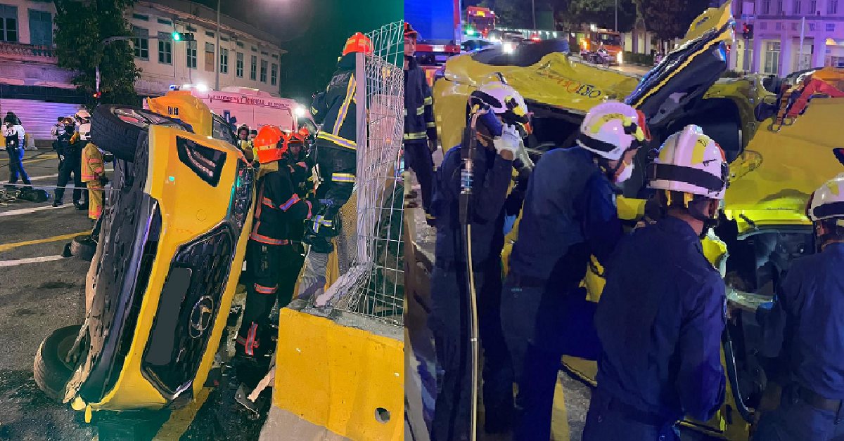 ACCIDENT AT LITTLE INDIAN, SCDF SAWS ROOF TO SAVE CASUALTIES