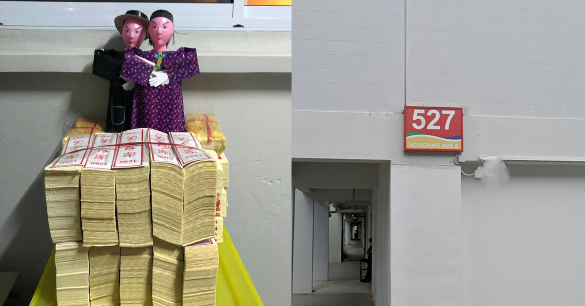 HOUGANG FAMILY PUT ‘PAPER DOLLS’ & JOSS PAPER TO HARASS NEIGHBOUR