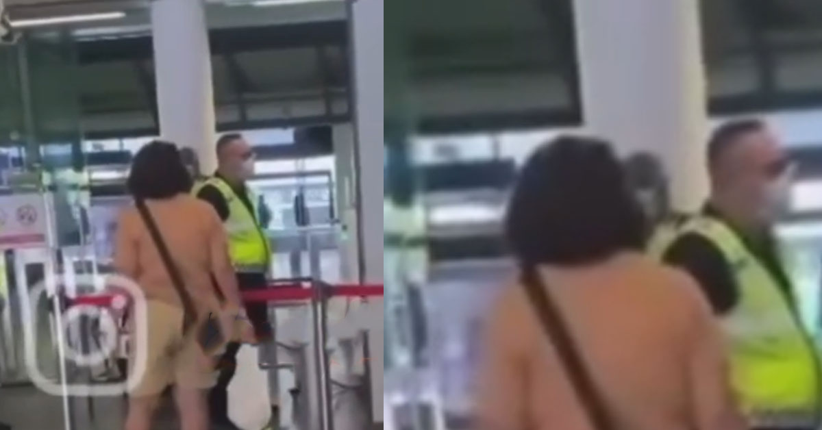 AUNTIE SHOUTING IN MRT STATION, BECAUSE UNCLE “DONT WANT GIVE HER”