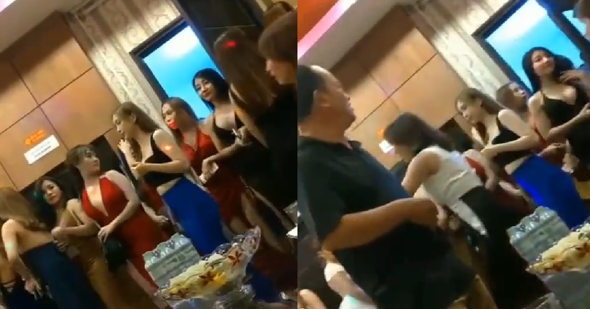 UNCLE INSIDE KTV SPOILT FOR CHOICE IN TAIWAN – TOO MANY GIRLS, DNO CHOOSE WHO