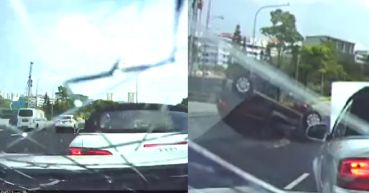 CAR TURN TURTLE AFTER CRASH ON PIE, 7-MONTH-OLD BABY INJURED