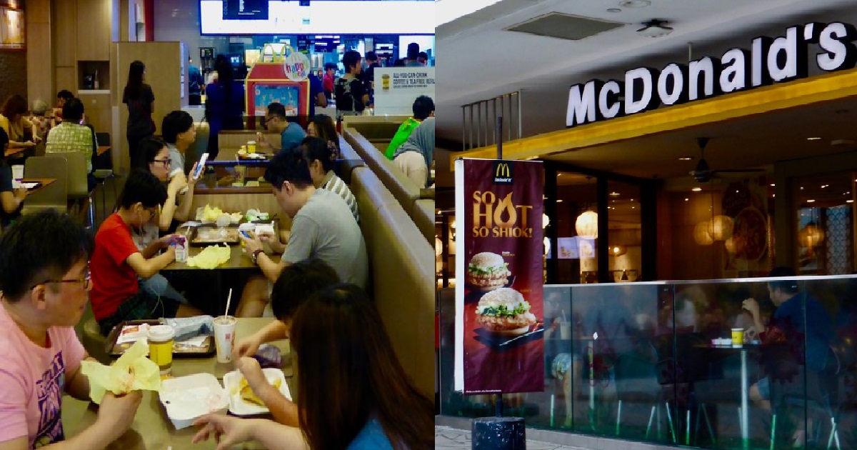 MAX 2 PAX DINE-IN REGARDLESS OF VACCINATION STATUS FROM 19 JULY, AT MCDONALD’S
