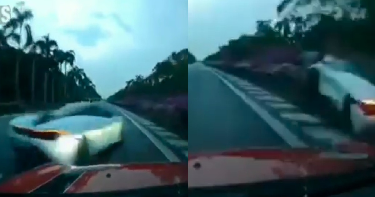 MCLAREN 720S CRASHED INTO POTTED PLANTS, ALMOST AIRBORNE