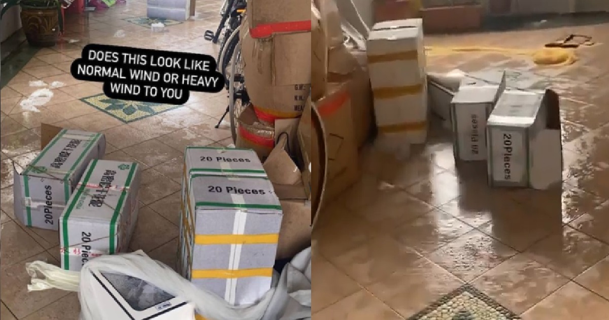 NEIGHBOUR RANSACKS RESIDENT’S FRONT GATE, THROW HIS THINGS ON FLOOR