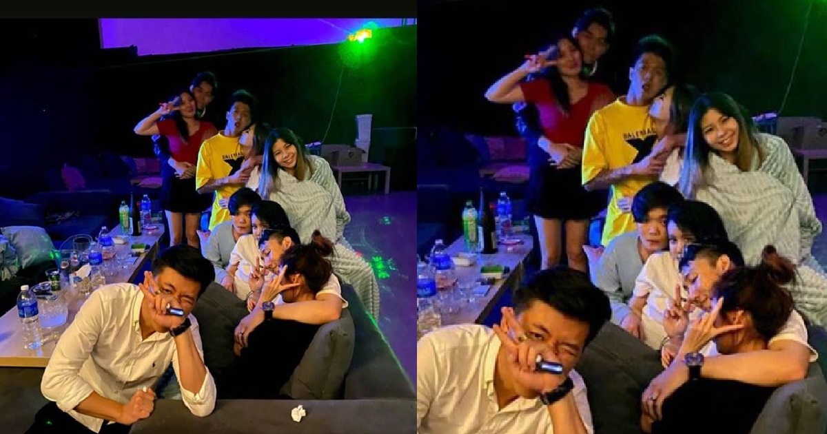 YPS HAVING ILLEGAL PARTY IN GROUP OF 10 AT MAKESHIFT CLUB