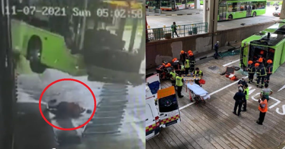 DRIVER INVOLVED IN HORRIFIC BUKIT BATOK BUS INTERCHANGE ACCIDENT, ARRESTED
