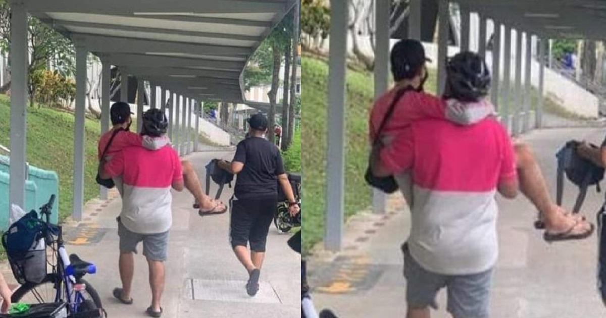 GUY INJURED IN ACCIDENT, HERO RIDER CARRY HIM LIKE NEW BRIDE