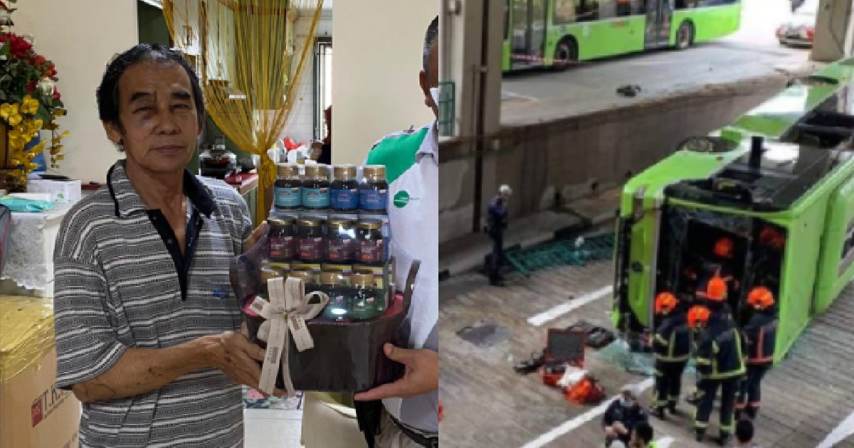 BUS CAPTAIN INJURED IN HORRIFIC INTERCHANGE ACCIDENT, DISCHARGED