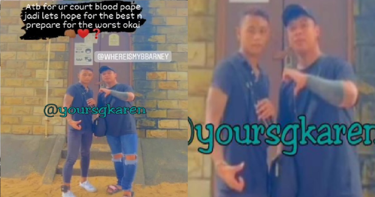 YP FLASH GANG SIGN WITH FRIEND, WISH HIM THE “BEST” FOR COURT CASE