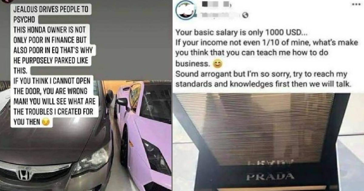 LAMBO DRIVER SAYS YOUR SALARY ONLY $1K, “REACH HER STANDARD FIRST THEN TALK”